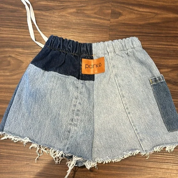 Parke Patchwork Drawstring Short - Picture 3 of 4